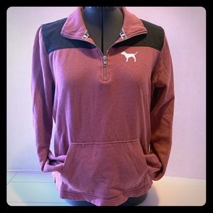 Victoria Secret Pink, long sleeve, 1/4 zip